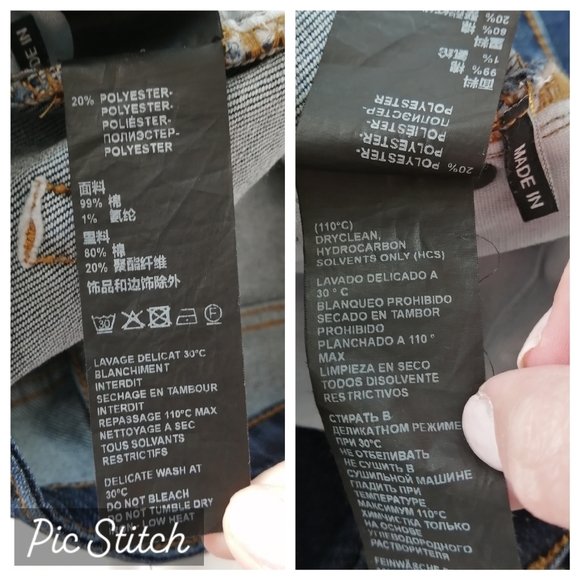 The Kooples Slim Fit Straight Leg Jeans High Rise Dark Wash 27 - Picture 12 of 16